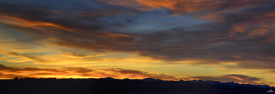Sunset Photograph - Fire In the Sky by Phil And Karen Rispin