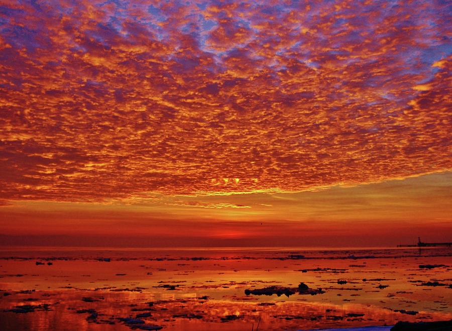 Fire in the Sky Photograph by Thomas McGuire