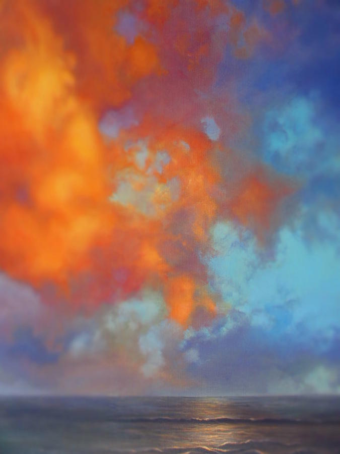 Fire In The Sky Painting