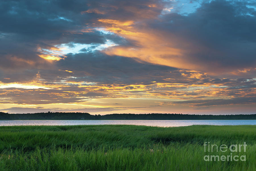 Sunset Photograph - Fire Island by Dale Powell