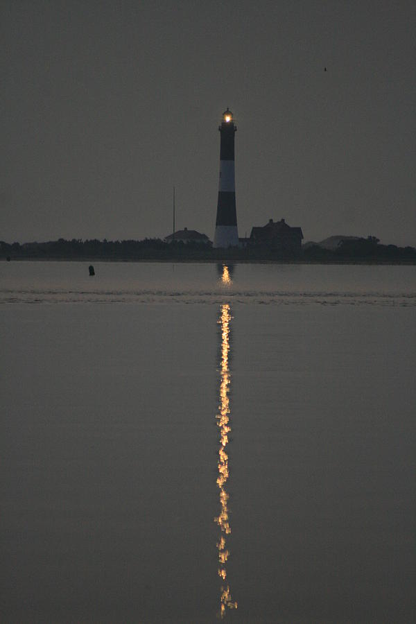 Fire Island Inlet and Light Photograph by Christopher J Kirby