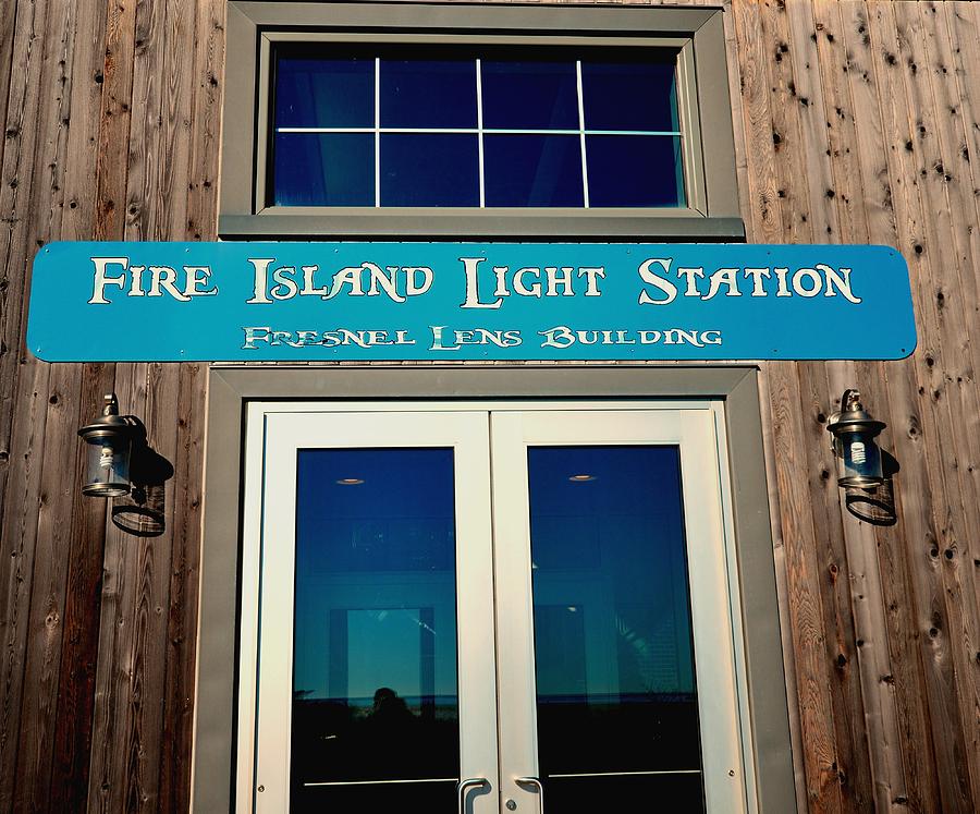 Fire Island Light Station Sign Photograph by Stacie Siemsen