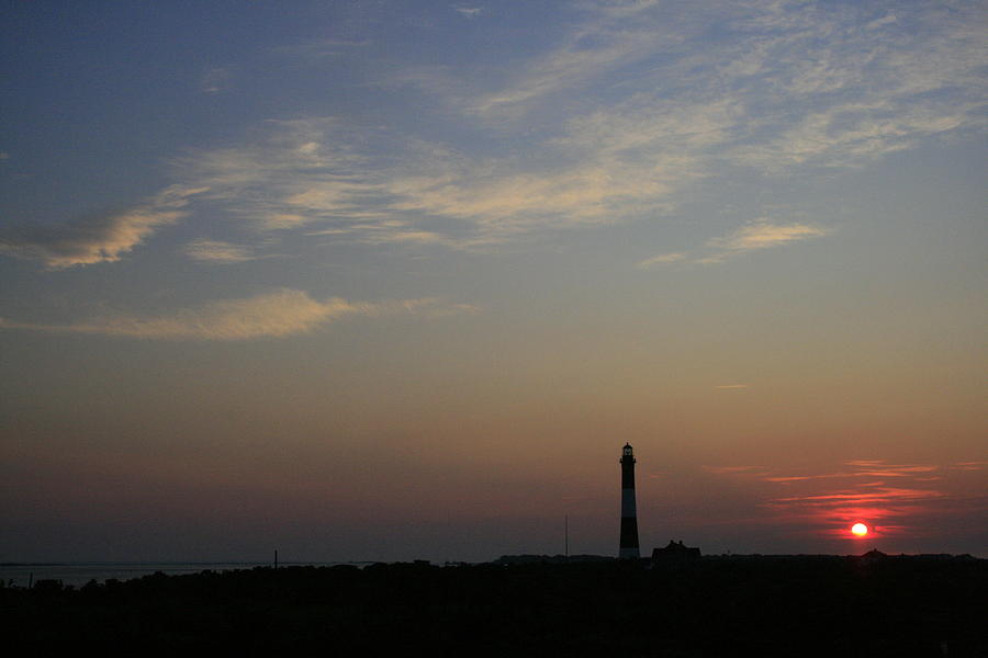 Fire Island Lighthouse dawn Photograph by Christopher J Kirby