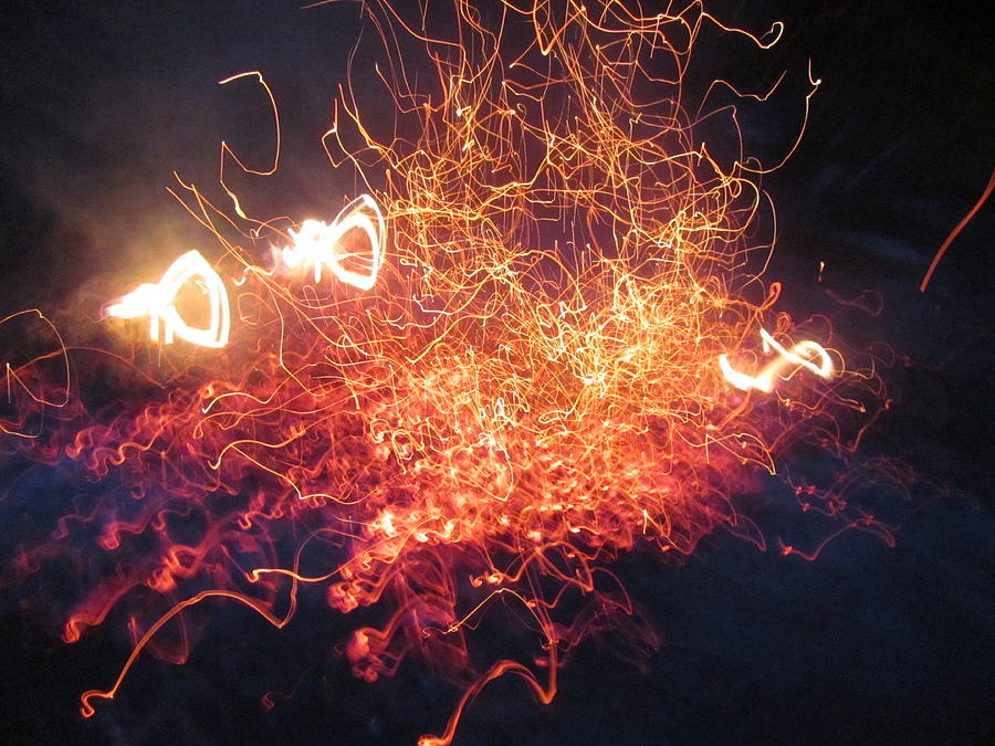 Pattern Photograph - Fire by Jackie Russo