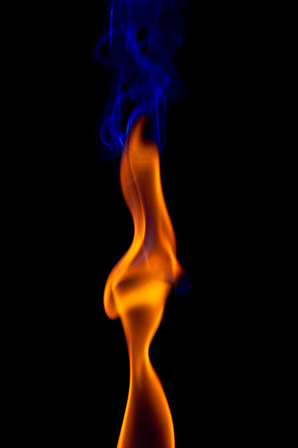 Abstract Photograph - Fire Lady by Gert Lavsen