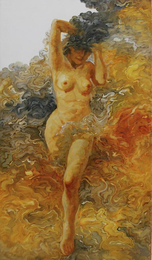 Fire Lady Painting by Gong Wei