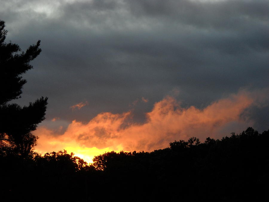 Fire Like August Dawn Sky Photograph by Kent Lorentzen