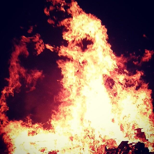 Trip Photograph - #fire #party #instagood #instagramhub by Roy Dalnero