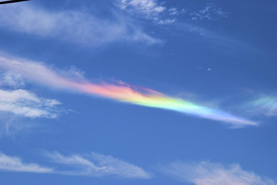 Fire Rainbow Clouds 3 Photograph by Larysa Kalynovska - Fine Art America