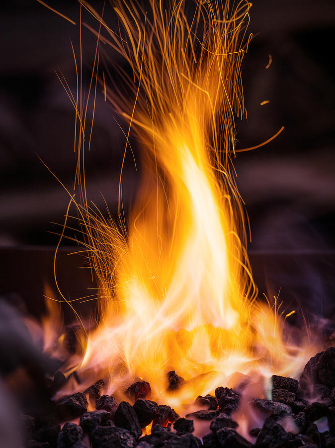Fire Photograph - Fire by Sindy Stohler