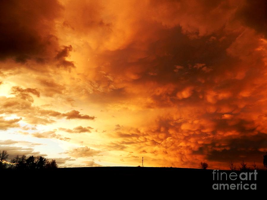 Nature Photograph - Fire Sky by Michelle McCloskey