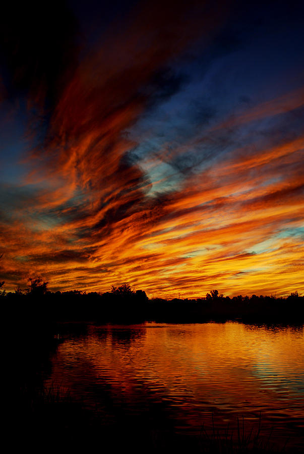 Fire Sky Photograph by Saija Lehtonen