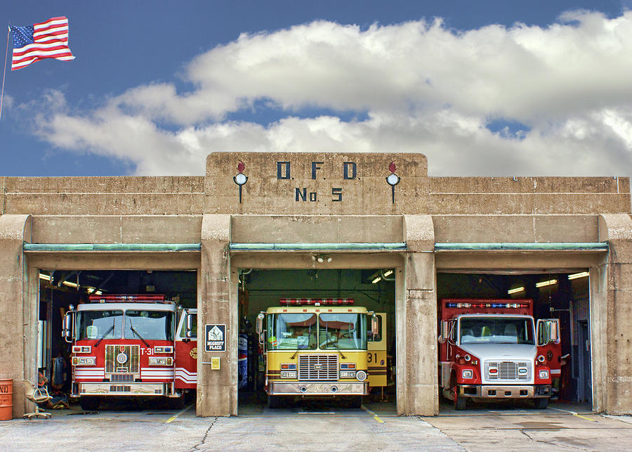 Omaha Photograph - Fire Station - Omaha Fire Department by Nikolyn McDonald