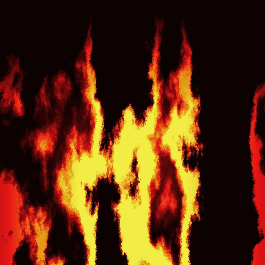 Fire texture Digital Art by Hamik ArtS - Pixels