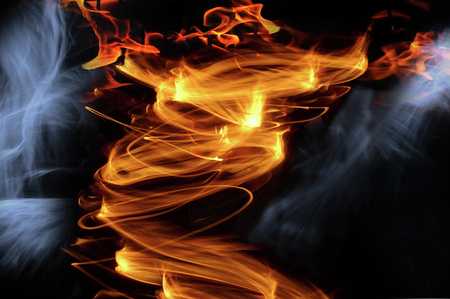 Abstract Photograph - Fire tornado by Jaron R