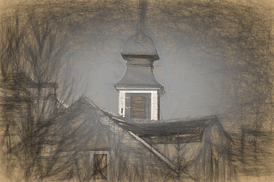 Ancient Photograph - Fire Tower in Old City Sibiu Romania by Adrian Bud Ancient Photograph - Fire Tower in Old City Sibiu Romania by Adrian Bud