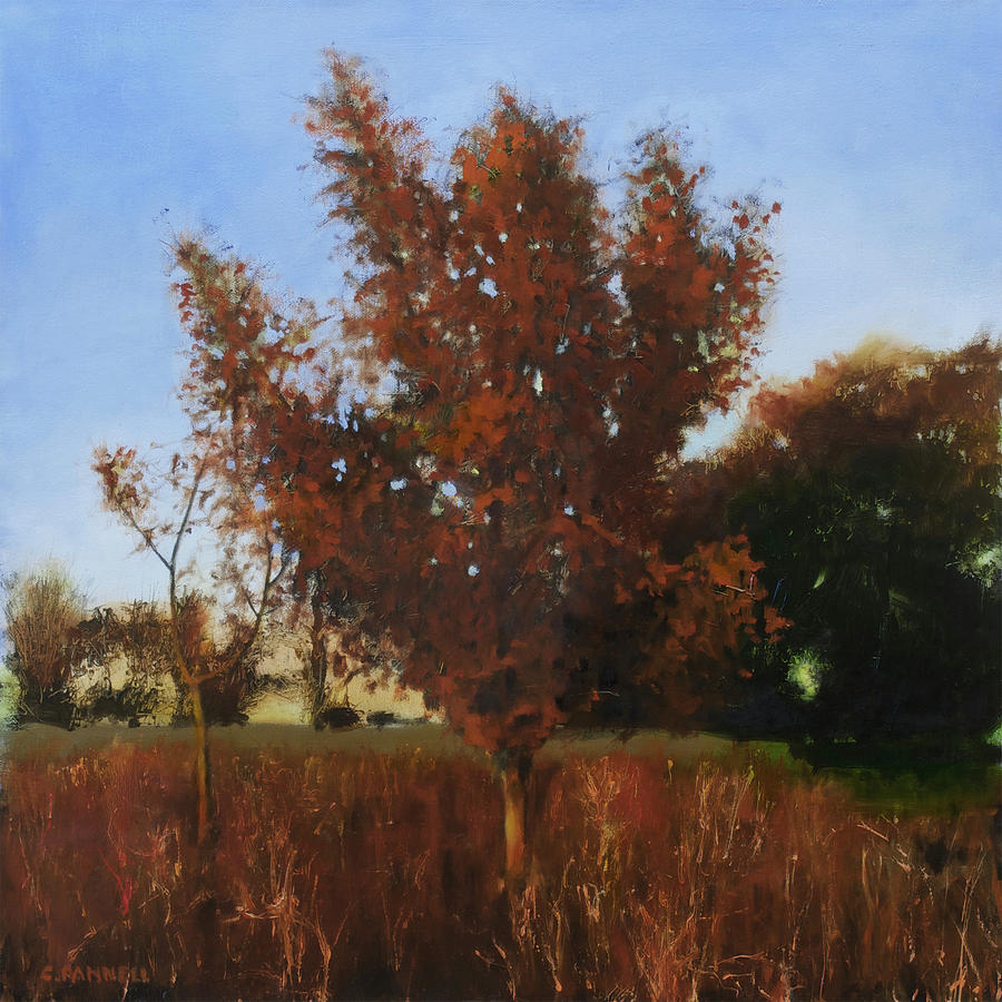 Fire Tree 3 Painting by Cap Pannell