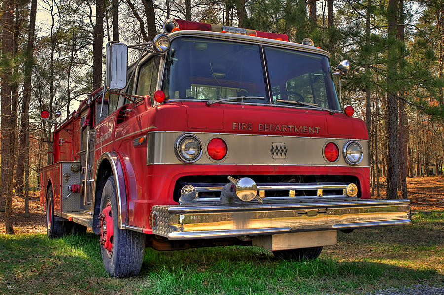 Fire Truck HDR Photograph by Jason Blalock