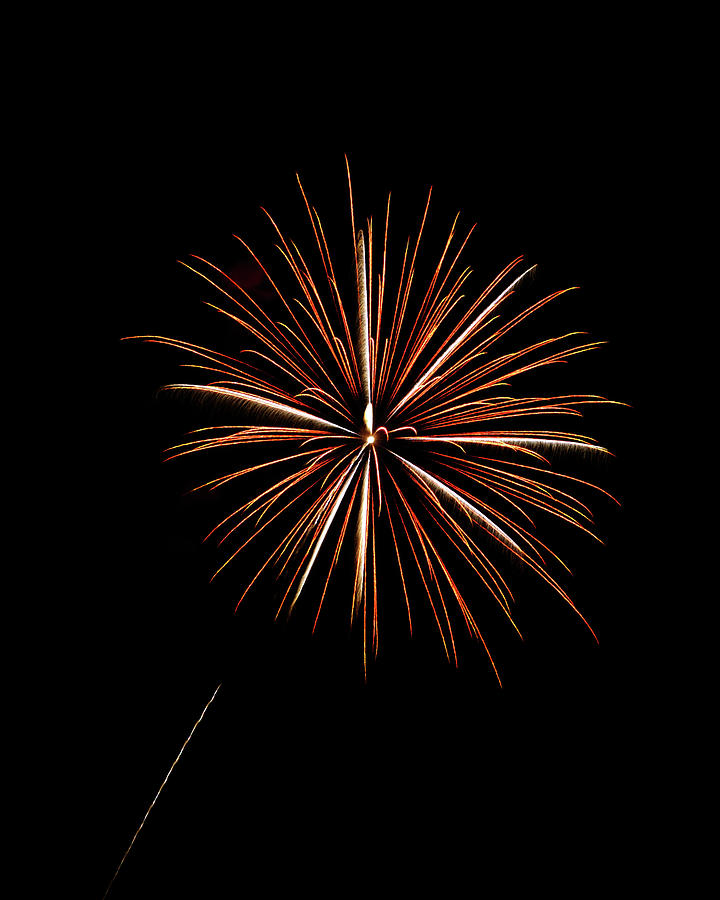 Fire Works Photograph by Gary Langley