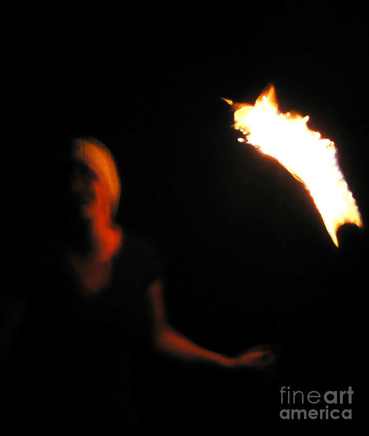 Fire Worship Photograph by JoAnn SkyWatcher
