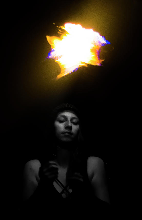 Fireball Femme Photograph