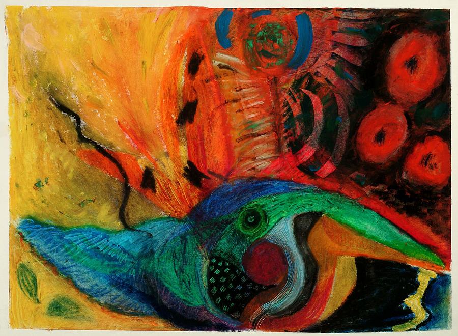 Firebird Painting by Simi Berman