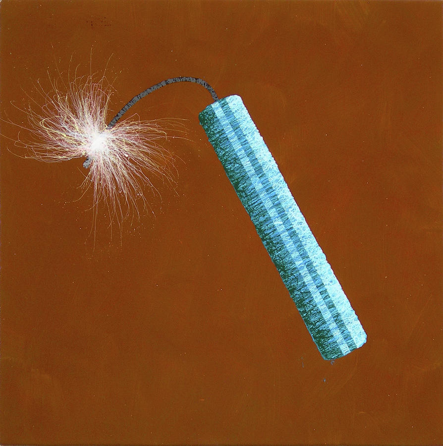 Firecracker Number One Painting by Stephen Mauldin