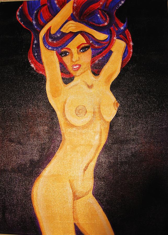 Firecracker Painting by Sara Ashley Firecracker Painting by Sara Ashley