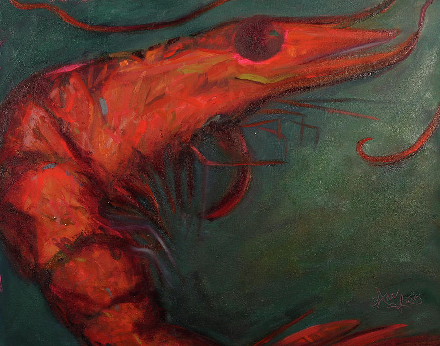 Firecracker Shrimp Painting