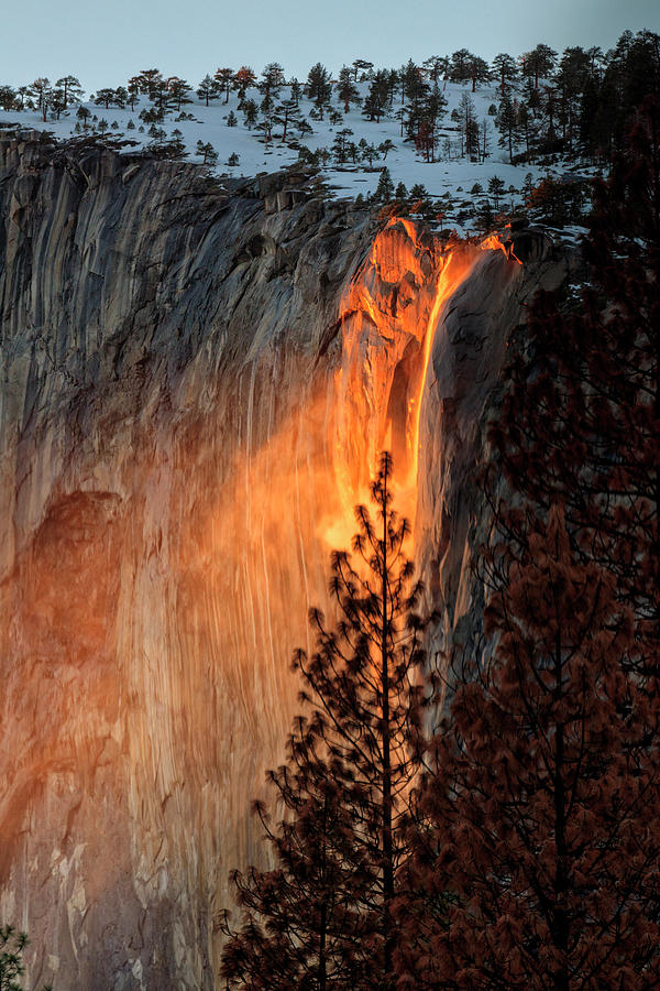 Yosemite National Park Photograph - Firefalls by Erick Castellon