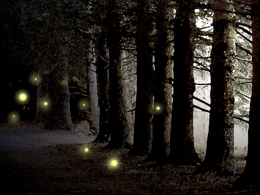 Fireflies Painting by Paul Sachtleben