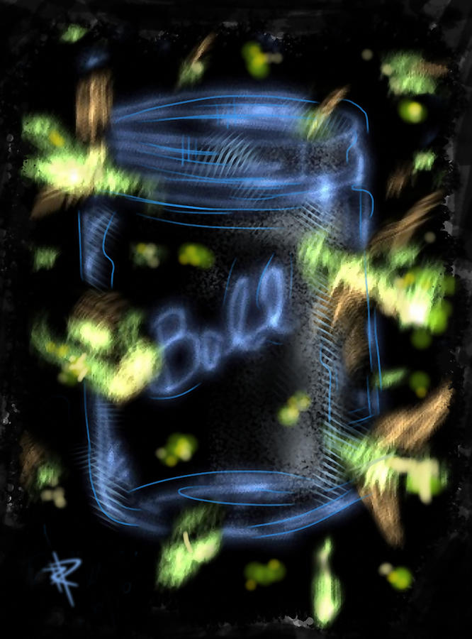 Fireflies Digital Art by Russell Pierce
