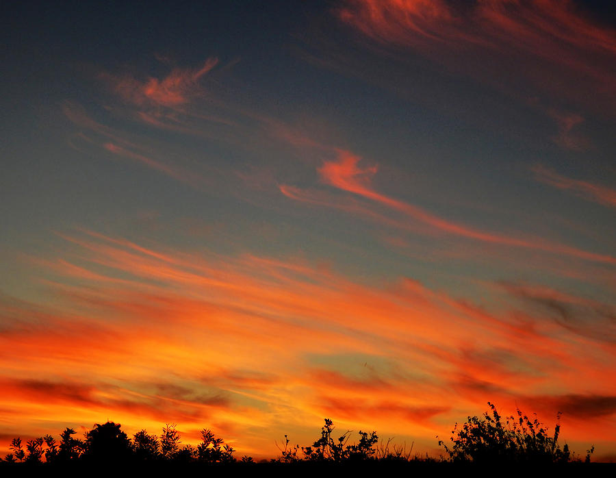 Fireheart Sunset Photograph by Mark Blauhoefer