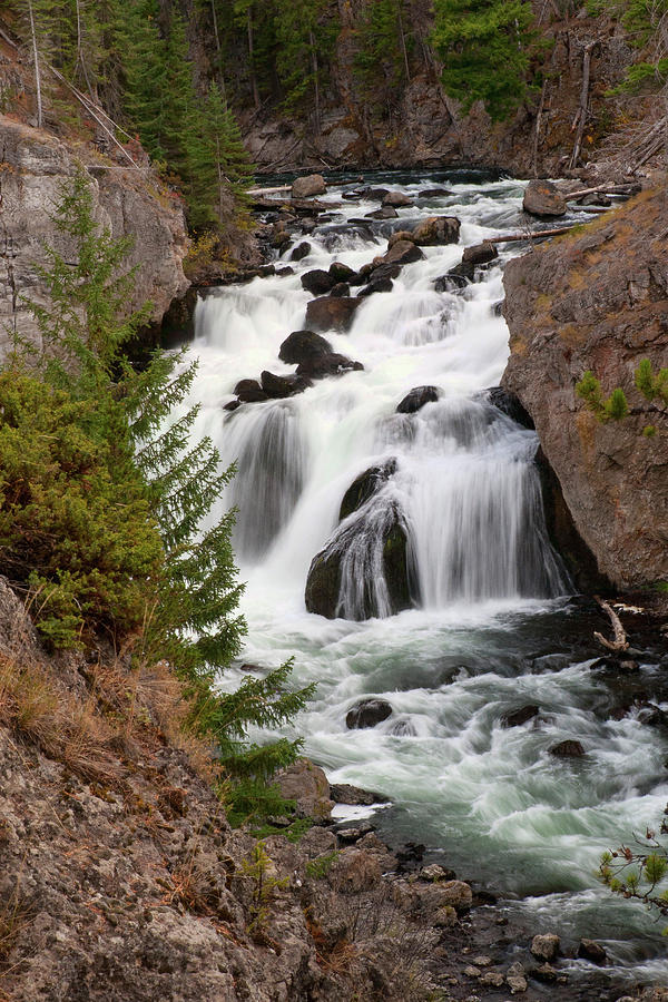 Firehole Falls Photograph by Steve Stuller