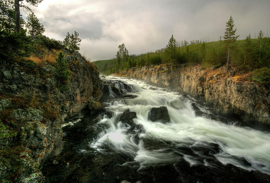 Firehole First Fall Photograph by David Andersen