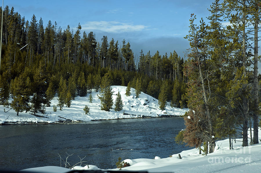Firehole river in Yellowstone Photograph by Cindy Murphy - NightVisions