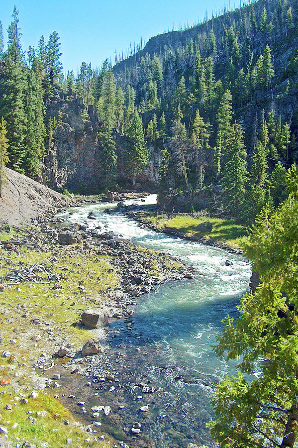 Firehole River in Yellowstone National Park, Wyoming Photograph by Ruth Hager