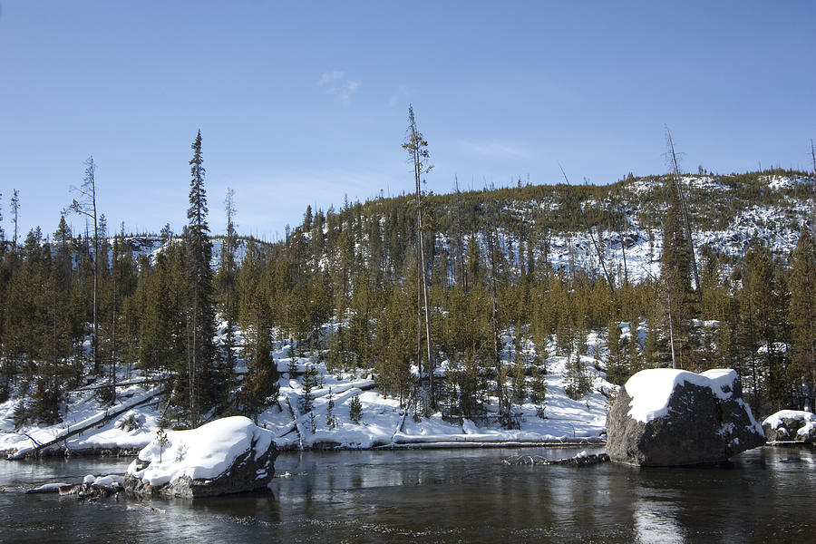 Firehole River Photograph by Mary Haber