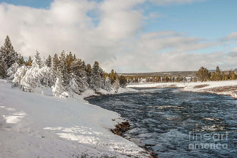 Firehole River On A Winter Day Photograph