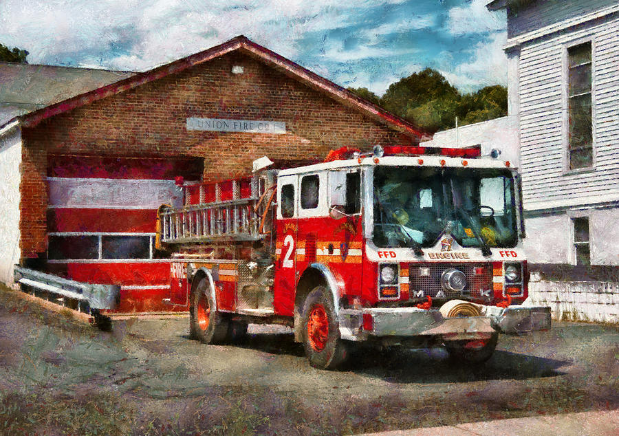 Fireman - Union Fire Company 1  Photograph by Mike Savad