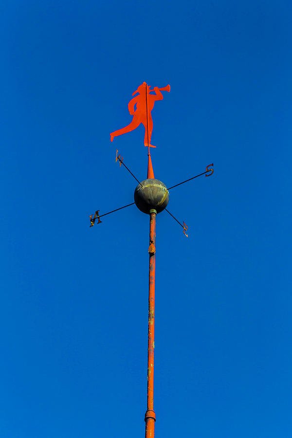 Fireman Weather Vane Photograph by Garry Gay