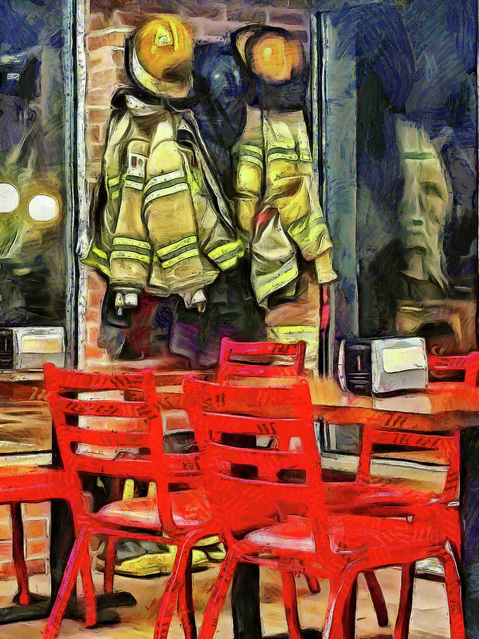 Firemen Suits Photograph by Leslie Montgomery