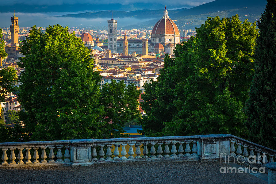 Firenze Vista Photograph by Inge Johnsson