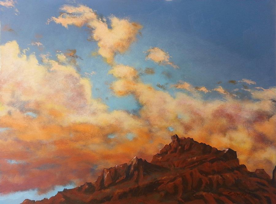 Firesky Painting by Darrell Sheppard - Fine Art America