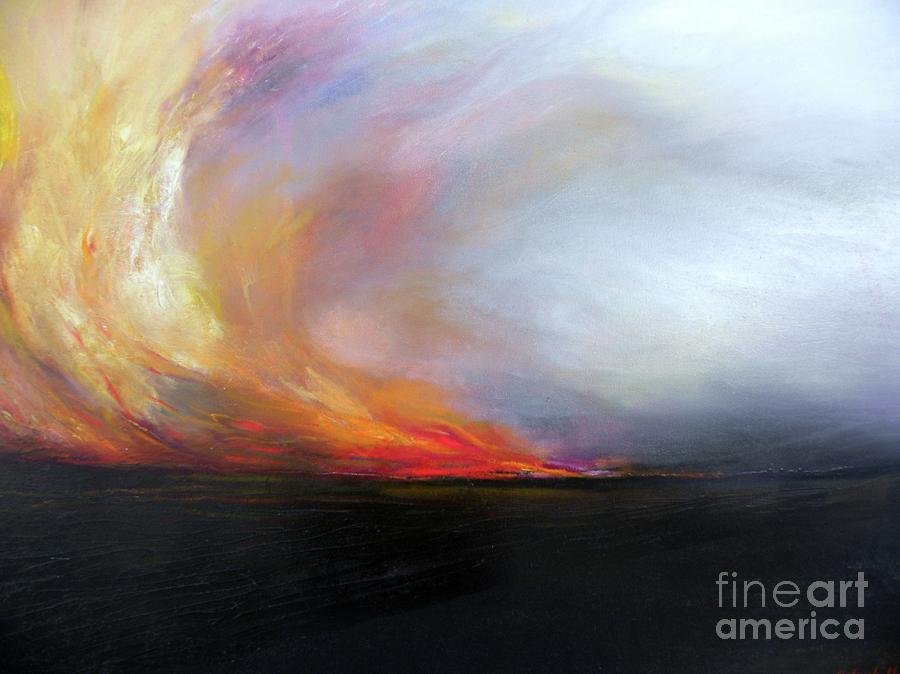 Firestorm Painting by Deborah Munday