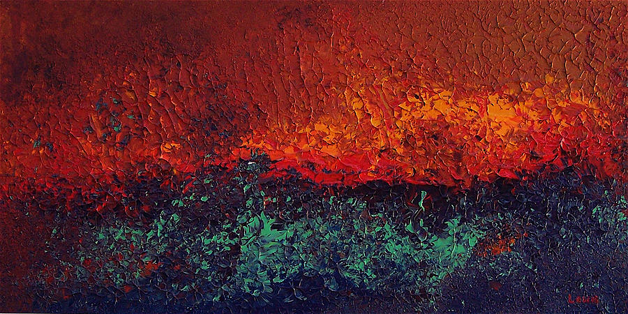 Abstract Painting - Firestorm by Michael Lewis Abstract Painting - Firestorm by Michael Lewis