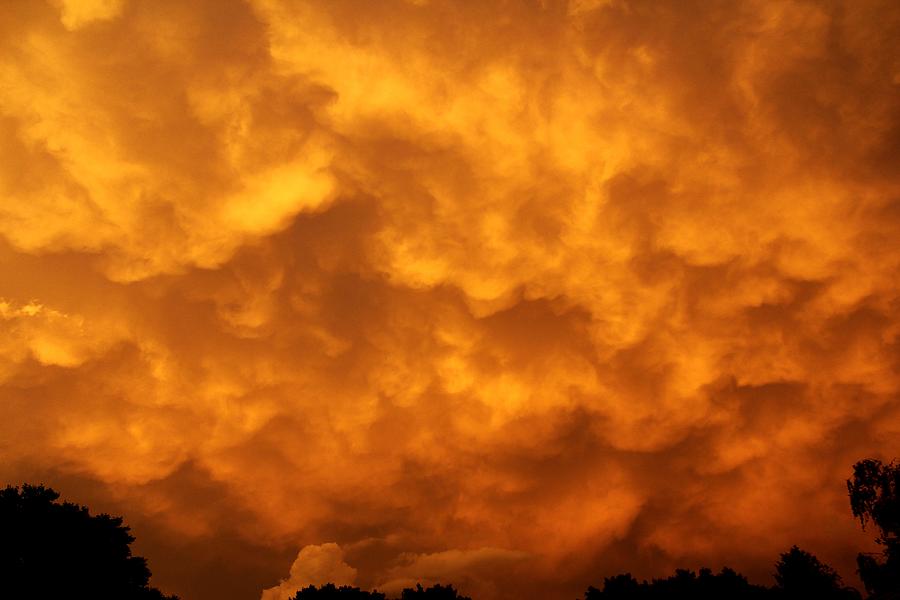 Firestorm Sky Photograph by Karen Silvestri