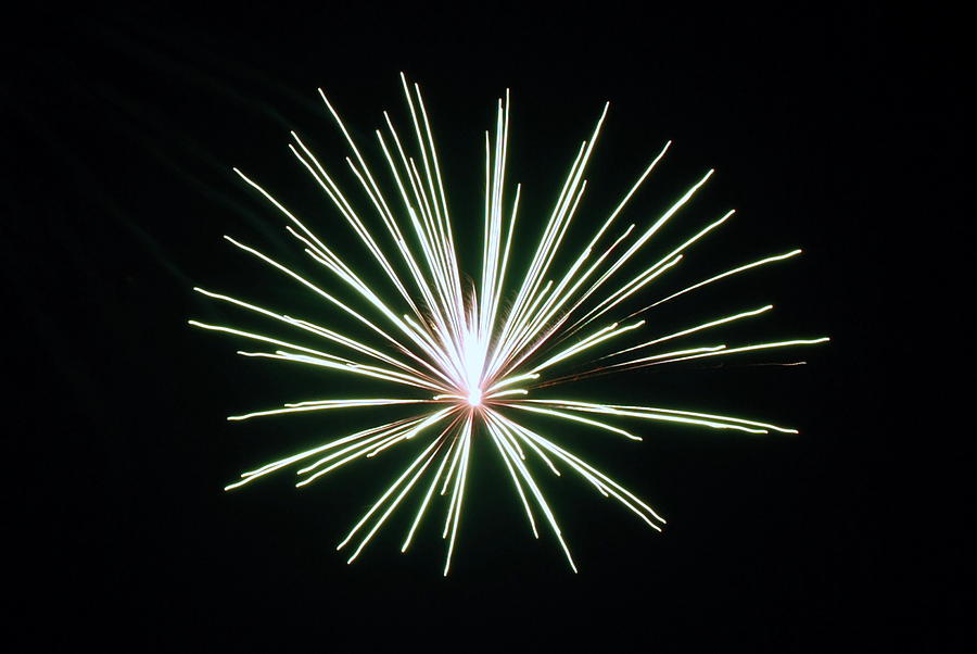 Fireworks Photograph - Fireworks 001 by Larry Ward