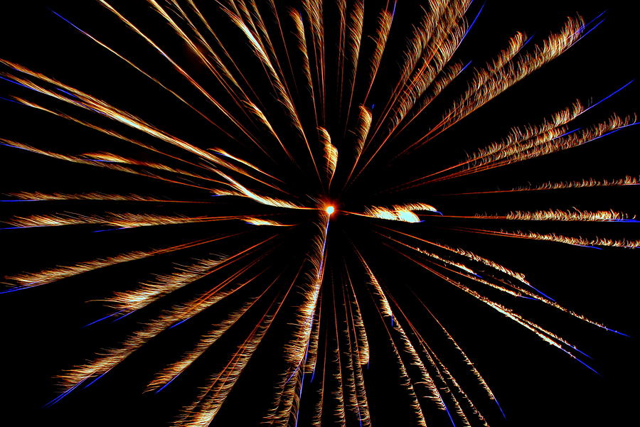 Fireworks 029 Photograph by Larry Ward