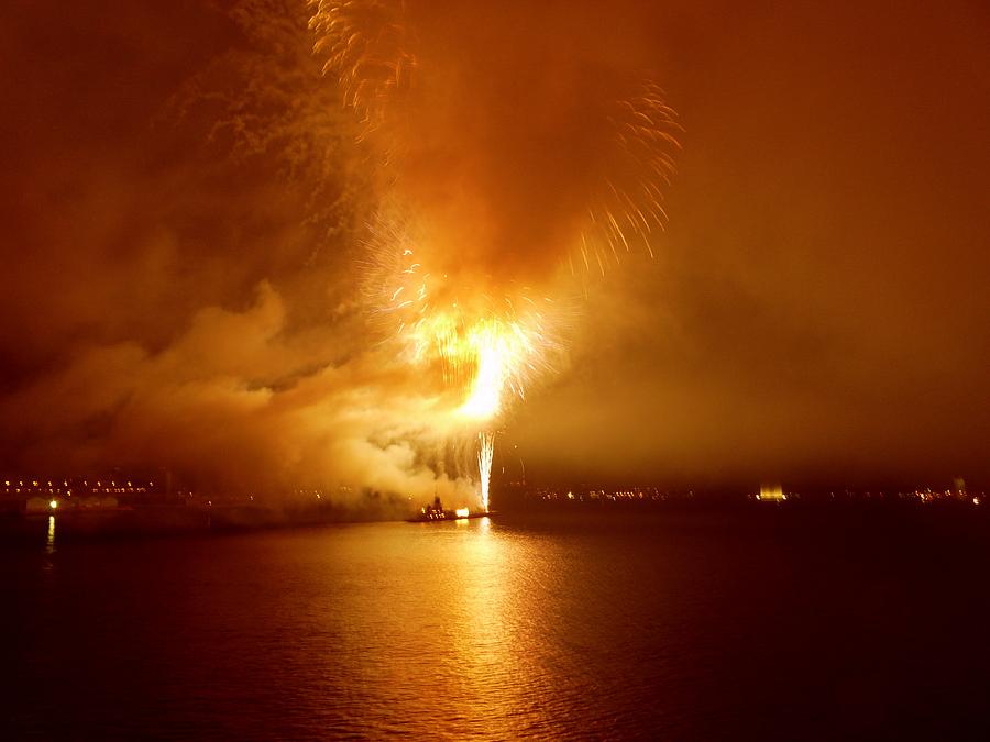 Fireworks Photograph - Fireworks 21 by Kendall Eutemey